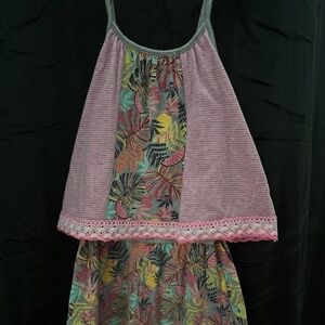 Epic Thread, girls pink and romper, size L 10/12